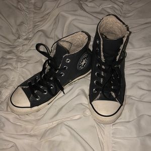 Converse High Tops with Fur lining
